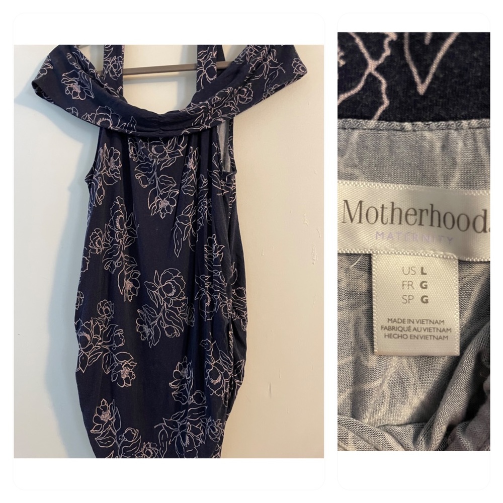 Maternity Off the Shoulder Dress Shirt